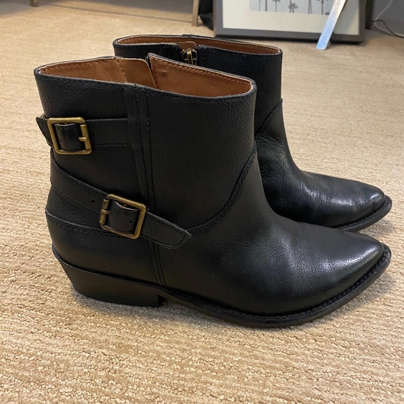 Lucky Brand Women's Caelyn Motorcycle Boot - Picture 8 of 14